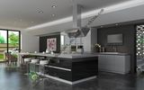 White Gloss Lacquer Kitchen Cabinet (zs-193)