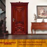 Original Timber Door Exterior Carved Wood Door (XS2-006)