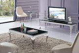 Modern Stylish Glass Tea Table, High Gloss Glass Coffee Table