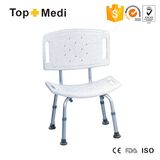 Topmedi Bathroom Safety Equipment Aluminum Plastic Bath Bench Chair