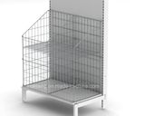 Powder Coated Metal Storage Shelf for Malls