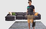 Home Fabric Sectional Corner Sofa