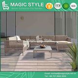 Tape Weaving Sofa with Cushion Corner Sofa with Pillow (Magic Style)