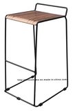 Modern Replica Steel Furniture Wooden Bar Stools