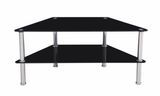 Modern Black Glass TV Stand
