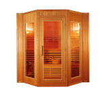 Easily Assembled Steam Sauna Rooms for 4 People, Finnish Sauna