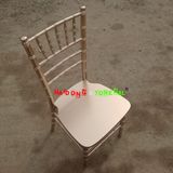 USA Style Champagne Gold Color Wood Chiavari Tiffany Chair Wedding