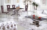New Modern Simple Style Stainless Steel Coffee Table