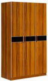 3 Doors Padauk Wood Wardrobe for Bedroom Furniture