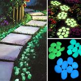 Garden Glow in The Dark Stones, Glow Stones, Pebble Stone