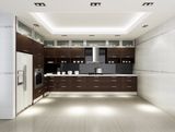 Custom Kitchen Design Modern Style High Gloss Wood Kitchen Cabinet