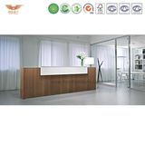 Modern Appearance Office Counter Design Glass Reception Desk