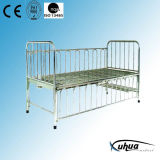 Stainless Steel Baby Furniture, Semi-Fowler Manual Hospital Children Bed (D-6)