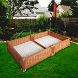 Expandable Vegetable Planter with Flower Garden Pot Raised Garden Bed