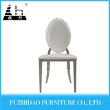 Gold Metal White Cushion Dining Room Chair