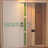 Chinese Manufacturer Shutter Door Wood Wardrobe