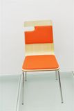 Stainless Steel Leg Bentwood Restaurant Chair with Leather Cushion (FOH-CXSC20)
