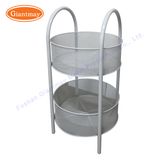 Durable 2 Tier Metal Wire Shelving Storage Dolls Toys Display Rack