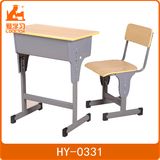 Pretty Design Popular Single Table Attached Chair