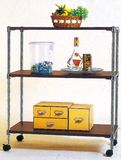 Adjustable MDF Board Display Shelving with Wheel