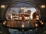 Antique Dining Round Table and Chair Set