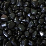 Factory Black Polished Pebble Stone