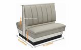 (SD-4002) Modern Hotel Restaurant Dining Furniture Wooden Booth Sofa