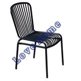 Modern Classic Metal Dining Restaurant Stackable Side Chair