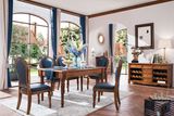 New Elegant Solid Wood American Country Style Dining Table and Chair (AD313)