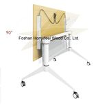 Metal Folding Training Table with Casters (LS-718)