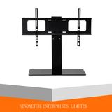 Tabletop Desktop Plasma LED LCD Glass TV Stand for 65 Inch TV and Soundbar