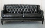 Gypsy Sofa, Full Leather Sofa, Italian Style Vintage Leather Sofa, Customized Sofa Yh-216