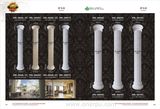 PU Column Decoration Polyurethane Moulding Pillar Hn-88xx