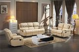 Comfortable Recliner Sofa High Quality Leather Sofa 3 Pieces