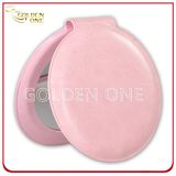 Promotion Gift Fashion Round Shape PU Leather Pocket Mirror