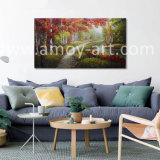 Handmade Forestry Landscape Oil Painting for Home Decor