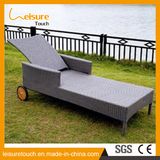 Modern Garden Folding Lying Bed Rattan Chair Hotel Leisure Sun Beach Lounger Daybed Outdoor Lounge Furniture