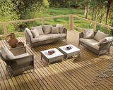 Rattan Outdoor Patio Wicker Garden Patio Martinique Lounge Home Hotel Office Sofa Set (J629)