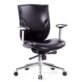 Metal Chrome Type Office Manager Chair with Leather or PU Design