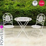 Wrought Iron Garden Table and Chairs with En581 Test