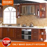 Purchase Red Solid Wood Kitchen Cabinet Near Me