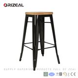 Replica Xavier Pauchard Wood Industrial Bar Stool (OZ-IR-1007BW)