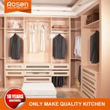 Oak Wood Walk in Wardrobes for Family Online