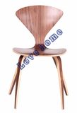 Modern Restaurant Leisure Metal Wooden Norman Cherner Chair
