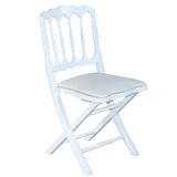 Solid Wood Folding Napoleon Chair Foldable Napoleon Chair