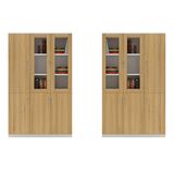 Melamine Office Storage Cabinet Model Furniture File Cabinet (H90-0684)