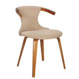 Mdoern Antique Coffee Dining Restaurant Fabric Bar Chair (FS-WB1687)