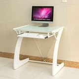 2016 Home Solid Oak Wooden Glass PC Computer Desk (FS-CD010)