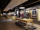 Wall Mounted Clothing Display Cabinet