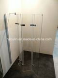 Hinge Bathtub Shower Screen with 4 Folding Glass